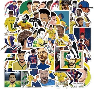 GOODERN 50 PIECES NEYMAR JR Stickers Neymar JR FOOTBALL Football Stickers Waterproof Vinyl Sticker Sticker Football Star Neymar JR DIY Decorate Water Bottles Sticker Coque Coque Computer Laptop Lunch Stickers.. DIAYTAR NIGERIA makes online shopping accessible to all with budget-friendly prices and reliable delivery.