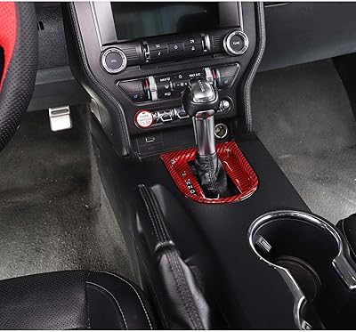 Holkar interior accessories compatible with Ford Mustang 2015-2022, red carbon fiber.. Explore a world of choices with DIAYTAR NIGERIA's vast catalog and budget-friendly nationwide shipping.