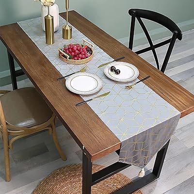 Velvet table runner with fringed fringes geometric retro bohemian ISO for dinner table, festival, wedding festival 35 x 180 cm (13 x 71 inches).. No delays, no drama — just fast, affordable shopping with DIAYTAR Nigeria.