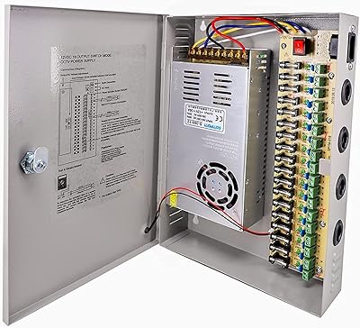 Sompom DC 12V Square Type Power Power 30A 18 channels with PTC fuse and LED indicators for each channel for DVR CCTV (12V30A18CH) camera safety monitoring system).. DIAYTAR NIGERIA: Where shopping is easy, prices are low, and delivery is just days away.