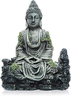 Statue of Tulzia Aquarium Buddha, Buddha statue seated for aquarium, sculpture accessories (5.1 x 2.4 x 6.7 inches).. DIAYTAR NIGERIA: Revolutionizing accessibility to quality products at budget-friendly prices across Nigeria.