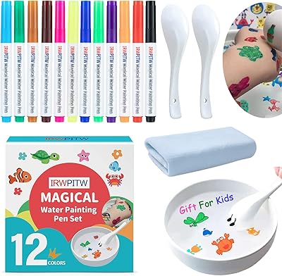 Erobito Magic Pen Set, 12 Magic Watercolor Pencil colors for children, floating ink drawing set with spatula and towel, watercolor tattoo pen, boys and girls gifts.. Experience the ultimate in shopping convenience with DIAYTAR NIGERIA's vast catalog and 5-8 day delivery.