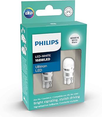 Philips 168wled Tenon (white) LED bulb, pack of 2.. Elevate your shopping experience with DIAYTAR NIGERIA's vast catalog and budget-friendly options.
