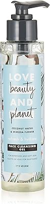 Love Beauty and Planet Gel Face Cleaning with coconut water and mimosa flowers - 125 ml.. DIAYTAR NIGERIA: Bringing quality products to every Nigerian home at prices everyone can afford.