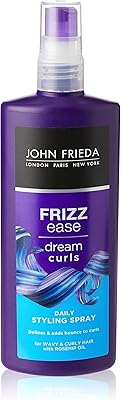John Friedda Frizz Ease Dream Curls Spray Daily Pour Curfle and Wavy Hair, 200 ml.. Shop with purpose at DIAYTAR NIGERIA, where your money goes further and delivery is always prompt.