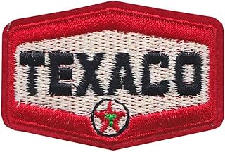 Maoding Racing Helmet Locomotive Badge Patch Embroidered Iron Applique Children Clothing Sticker Badge (Color: Texaco).. DIAYTAR NIGERIA: Your partner in affordable online shopping with dependable delivery within 8 days.