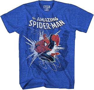 T-shirt marvel amazing spider-man design pour garçons.. DIAYTAR NIGERIA redefines convenience with our vast product selection and swift nationwide delivery.