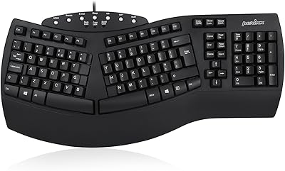 Pyrex 11524 wired keyboard from Periboard-512, natural ergonomic design with 7 multimedia, black, British design keys.. Explore fashion, tech, home goods, and more on DIAYTAR Nigeria — always affordable, always fast.