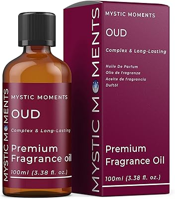 Mystic moments | OUD scented oil - 100 ml - Perfect for soaps, candles, bath bombs, oil burners, diffusers, skin care products and hair.. Your complete e-commerce solution, DIAYTAR NIGERIA offers variety and value with nationwide shipping.