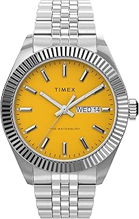 Waterbury Legacy quartz watch for men, date of the day, 41 mm TW2V18000VQ, silver/yellow, silver/yellow, bracelet.. Transform your online shopping experience with DIAYTAR NIGERIA's affordable and diverse marketplace.