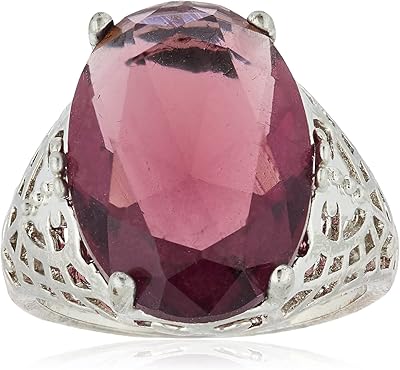 Ruby and diamond ring, purple, r10-lhx, metal, without precious stones.. No hassle, just shopping — DIAYTAR Nigeria delivers in under 8 days.