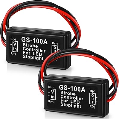 [Lot of 2] Flashing fire brake Stop Rear Stop Flash Flash LED Controller for motorcycles.. DIAYTAR NIGERIA makes online shopping accessible to all with budget-friendly prices and reliable delivery.