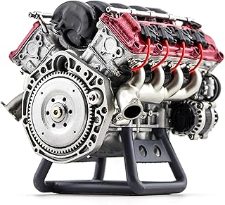 V8 engine model kit, metal engine model kit, assembled electric motor model, Dynamic engine simulation engine model with internal combustion, project for children's and adults make of make-up chest project.. DIAYTAR NIGERIA makes quality accessible with our affordable prices and dependable delivery service.