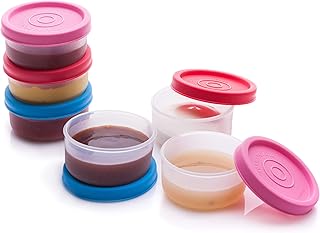 Conditions with lids - 6 pk. 1.3 oz. Take-up container to take away small food storage containers with lids-Reusable anti-leak-free plastic cups without BPA for Picnic Lunch Box.. Shop with confidence at Nigeria's leading affordable e-commerce platform with reliable delivery services.