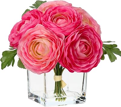 Artificial camellia flowers Prevolge with glass vase, large vase of artificial flowers, artificial camellia flowers with artificial water, artificial camellia plants for the decoration of the house, the desk and the bathroom.. DIAYTAR NIGERIA: Bringing quality products to your doorstep at prices that won't break the bank.