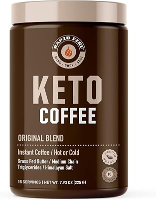 Ketogenic Tried Instant Keto Fire Keto Coffee Mixture Supporting energy, metabolism, weight loss and ketogenic diet, 15 portions, 8.8 Oz.. Embrace a new era of online shopping with DIAYTAR NIGERIA's extensive range and budget-friendly prices.