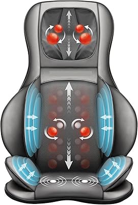 Zurdox massage armchair, more comfortable electric massage chair cushion for the whole body with compress and ride heated vibrator for the neck and back.. DIAYTAR NIGERIA connects you with what you need at prices you'll love, delivered within 8 days.