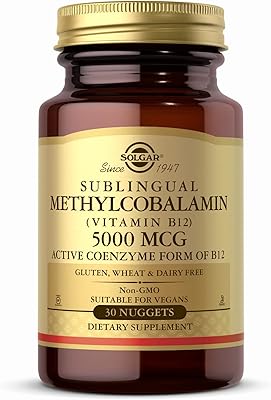 Solgar vitamin B12 capsules for unisex - size 30 capsules.. DIAYTAR NIGERIA combines affordability with convenience, delivering your purchases within 5-8 days.