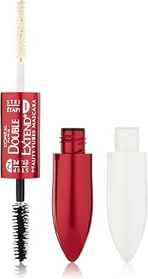 Mascara lying down double tube beauty l'Oréal Paris, dark black, 9.8 ml.. Shop confidently with DIAYTAR NIGERIA, offering affordable prices and reliable delivery within a week.