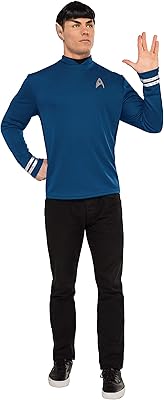 RUBIE's costume co. Star Trek costume shirt: Beyond spock for men.. DIAYTAR NIGERIA: Redefining e-commerce with affordable prices and reliable nationwide shipping.