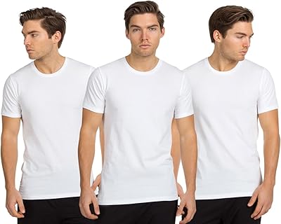 T-shirt 3-room t-shirt with short sleeves and round class classic slim cup boss for men.. Great finds. Great prices. Fast shipping. That’s DIAYTAR Nigeria.