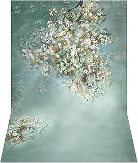White flower design photography background 1.5 x 2.1 m/5 x 7 feet.. DIAYTAR NIGERIA makes quality accessible to all with our affordable prices and quick delivery service.