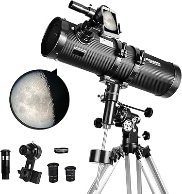 Newtonian reflector telescope 130EQ for adults professional telescope for adult astronomy delivered with 15.. DIAYTAR NIGERIA bridges the gap between desire and affordability with nationwide delivery in under 8 days.