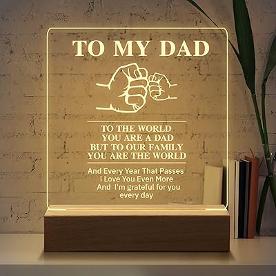Funny gifts for Father's Day and Christmas for Dad, Buried night light for dad, birthday gifts, night light 15 cm x 18 cm, Gifts for dad, Valentine's Day, birthday and Christmas gifts for dad from her daughter, son, children, wife.. Discover endless possibilities with DIAYTAR NIGERIA's vast e-commerce selection and budget-friendly delivery.