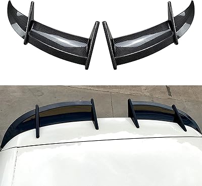 2 pieces rear roof decoration for Volkswagen Golf MK6 GTI R 2002 ~ 2006 Carbon / black fiber appearance.. DIAYTAR NIGERIA connects you with thousands of products at competitive prices, delivered within a week.