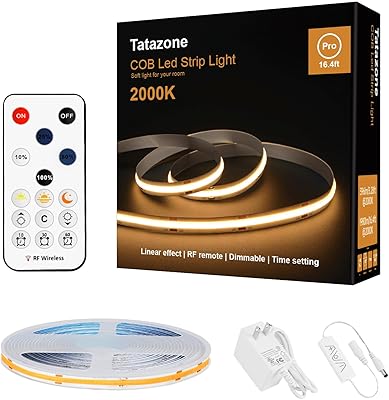 TAZON LED LED BAND YELLOW 2000 K with RF remote control.. Experience the DIAYTAR difference with our vast product selection and delivery within 5-8 days.