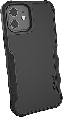 SMARTISH Armor shell for iPhone 12/12 PRO - GRIBZILLA [Sustainable + Protection] fine and durable shell with black handle.. DIAYTAR NIGERIA: Where every shopping need is met with affordable prices and timely delivery.