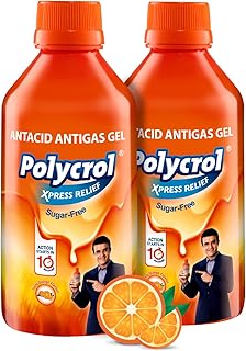 Antacide Polirol Express Relief High NC | Quick relief of acid and gases | Delicious orange flavor | 200 ml x Package of 2.. Find everything you need at prices you'll love with DIAYTAR NIGERIA's comprehensive e-commerce platform.