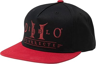 Jinx Diablo II: Resurreted Hell To Pay Snapback baseball cap, black/red, adult size, black, one size.. Shop smarter with DIAYTAR Nigeria — affordable prices and a wide product range delivered in just 5 to 8 days.