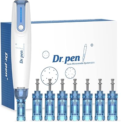 Dr. Pen A9 Micro Needle Pen, microphone dermapaper with 8 -piece replacement cartridge, Derma pen for the face, skin care kit for women and men.. Looking for quality and speed? You’ll find both at DIAYTAR Nigeria.