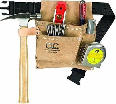 Tool bag in suede CLC Custom Leathercraft IP489X and Poly canvas belt, 3 pockets.. Get top brands at bottom prices, only on DIAYTAR Nigeria.
