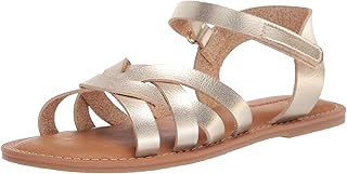 Sandals with golden lacers for children Amazon Essentials, US Junior 1.. DIAYTAR NIGERIA delivers on convenience and affordability with our reliable nationwide shipping.