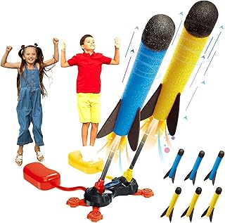 Double double launcher for children in Kids Stomp Kids with 6 rockets that launch.. Enjoy stress-free shopping with affordable prices on DIAYTAR Nigeria.