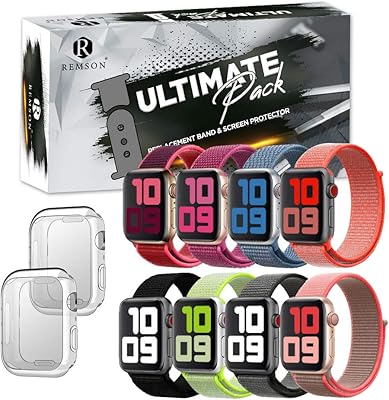 Ramson batch of 10 nylon bracelets with TPU bumper for Apple Watch Series 6/SE/5 40 mm.. DIAYTAR NIGERIA brings affordable shopping solutions to every corner of Nigeria in just 5-8 days.