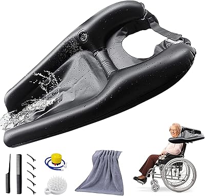 Inflatable hair washing tray for home shampoo basin for hair washing, portable hair sink, portable shampoo bowl for alitios, disabled, children, elderly, pregnant women.. Affordable shopping made easy on DIAYTAR Nigeria, with fast delivery from 5 to 8 days.