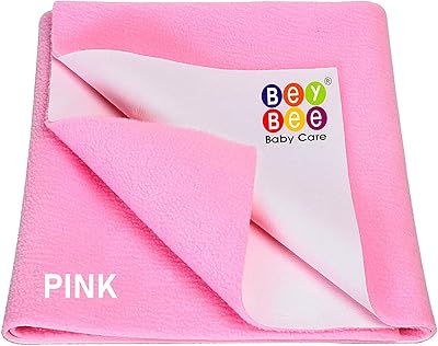 Beybee waterproof bed (large (140 cm x 100 cm) pink).. DIAYTAR NIGERIA puts thousands of products at your fingertips with affordable prices and delivery within a week.