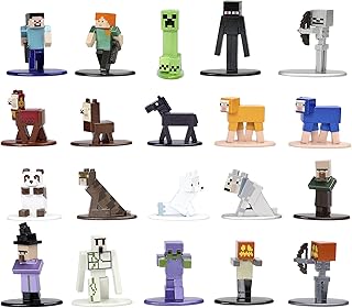 Jada Toys 253265004 Minecraft nano collecting figurines, Wave 5, 20 pieces, 4 cm.. DIAYTAR NIGERIA: Where quality meets affordability, with thousands of products delivered in less than 8 days.