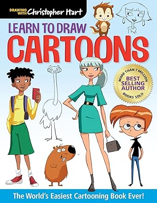 Learn to draw cartoons: the simpler book in the world.. DIAYTAR NIGERIA: Where shopping is easy, prices are low, and delivery is just days away.