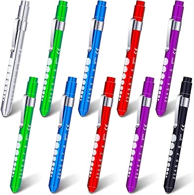 Reusable LED light pen for nurses, with student counter, for nurses, students and doctors for daily use (10 pieces, several colors).. DIAYTAR NIGERIA brings the marketplace to every Nigerian home with affordable prices and quick delivery.