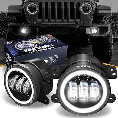 New LED Vision Lighting Lighting Lighting Kit 4 inch NVL-FL-001h with Halo Ring and DRL flashing Compatible with Wrangler 07-17 / Cherokee 14-18 / Load 11-14 / 10-19 Journey (left and right) approved by the Ministry.. Discover the perfect shopping balance at DIAYTAR NIGERIA with competitive prices and prompt delivery.
