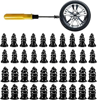 Odlozi tire repair screw kit with screwdriver, 20 small and 20 large screws for car tires, Kit of self -service rubber tires repairing easy to install.. Shop for everything you need at DIAYTAR NIGERIA, with budget-friendly prices and quick delivery.