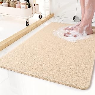 Non -slip bath mat, shower mat, PVC bath luffa for wetlands, fast drying (17 "x 30").. DIAYTAR NIGERIA: Making online shopping accessible with affordable prices and nationwide delivery service.