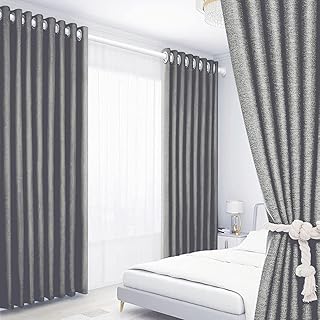 2 Parts Occultant Curtains of Thermal Insulation with eyelets for bedroom.. DIAYTAR NIGERIA: Where online shopping becomes effortless with budget-friendly nationwide delivery.