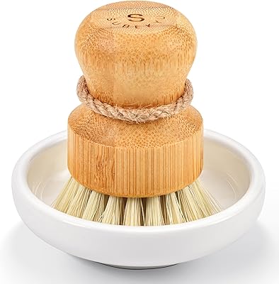 Subicio bamboo dishwasher brush for kitchen sink, natural wood dishwasher brush, Sisal hair brush for household cleaning, pots, stoves and vegetables.. DIAYTAR NIGERIA makes online shopping accessible to all with budget-friendly prices and reliable delivery.