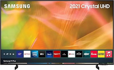 Samsung intelligent television at 8000 55 inch (2021) - Intelligent Crystal 4K Air Slim TV with HDR10+, Integrated Alexa, Dynamic Crystal Color, Adaptive, Movement Sensor, Samsung Q -Symphony - UE55au8000kxu.. Online shopping made simple and affordable — DIAYTAR Nigeria.