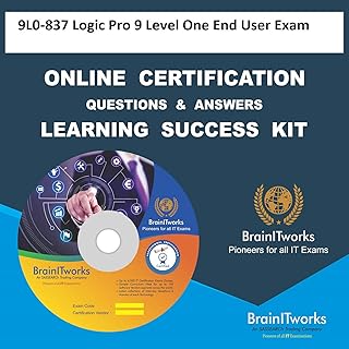 9L0-837 Logic Pro User Examination 9 Level 1 Online learning certification.. DIAYTAR NIGERIA brings the marketplace to every Nigerian home with affordable prices and quick delivery.